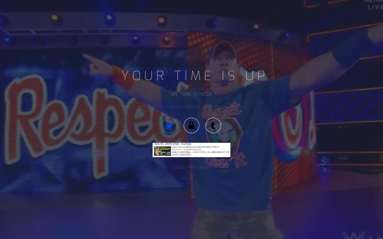 Carrd profile picture for @johncena